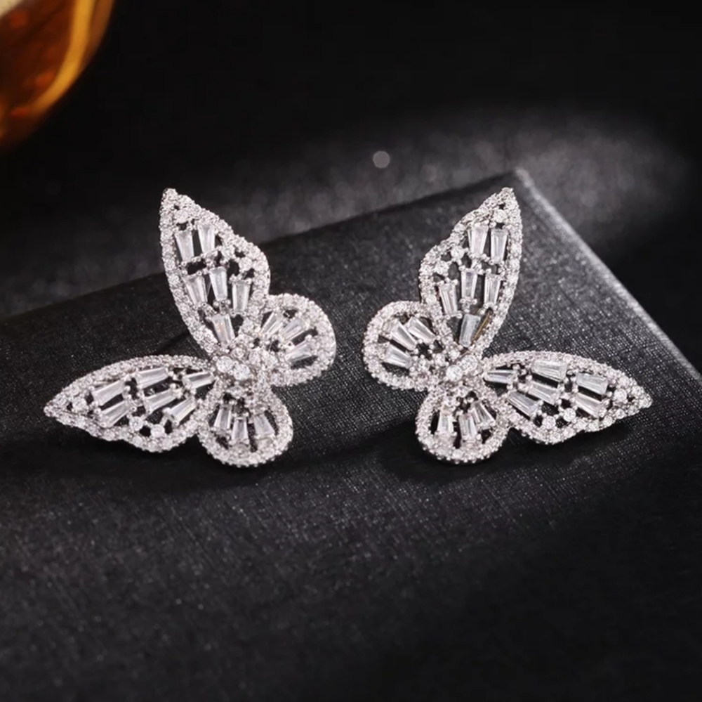 Beautiful Butterfly Stud Earrings